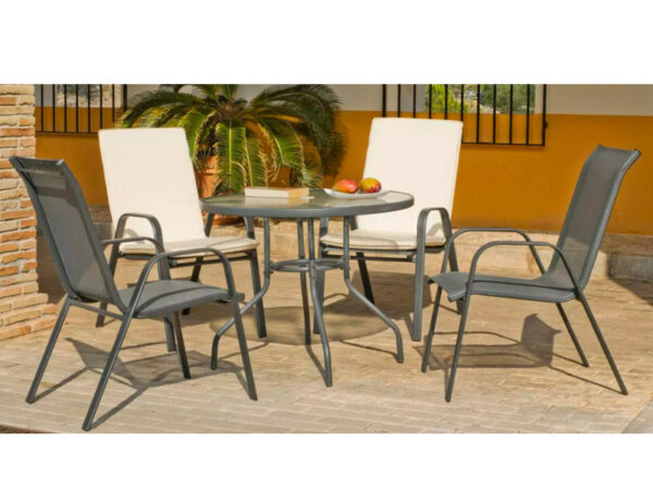 SET ACERO SULAM-90/4 ANTRACITA