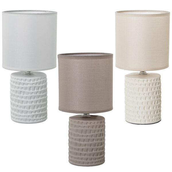 LAMPARA SOBREMESA CERAMICA COLO, SOLO 2 CARTONES