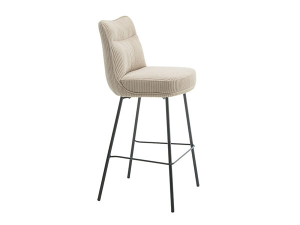 TABURETE "XS21021-1" TELA UF869-02B BEIG